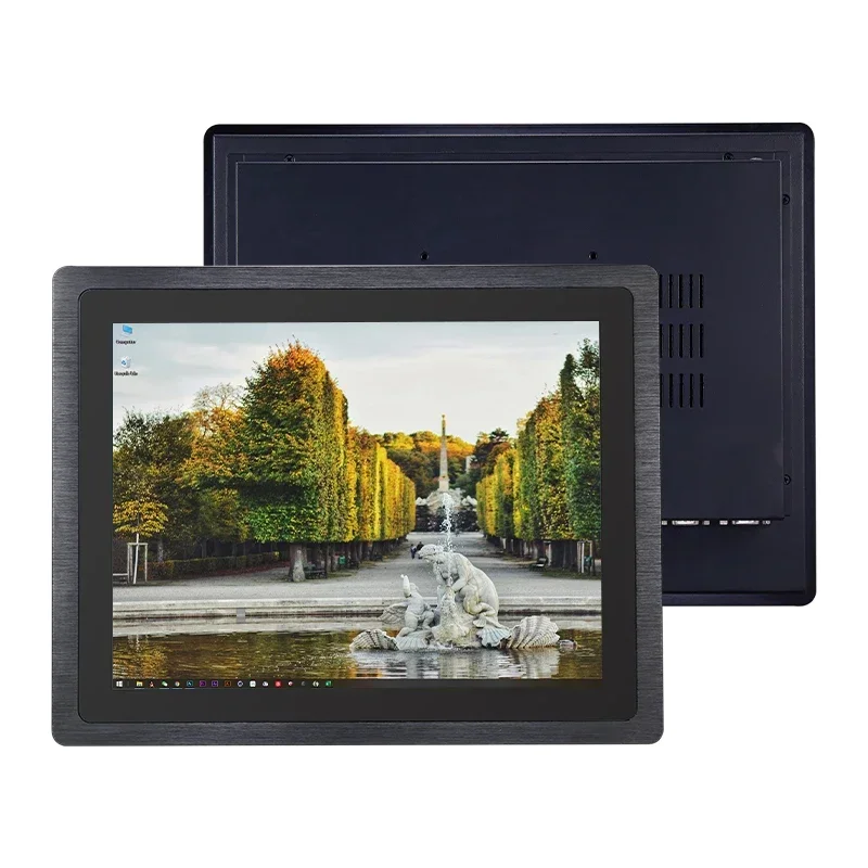21.5 inch Embedded In Wall Touch Screen Monitor Industrial Controls Digital Kiosk Inventory Management All-in-One Panel PC