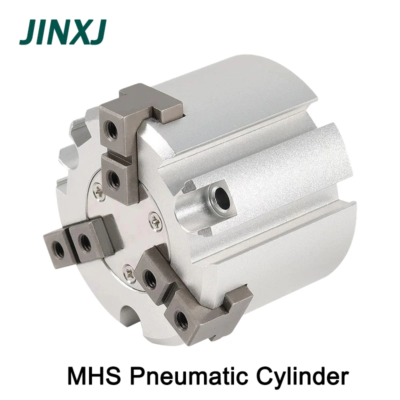 MHS2/3/4 Pneumatic Finger Cylinder Gripper Replacement Double Action Rotating Air Cylinder 16D/20D/25D/32D/40D/50D/63D/80D/100D