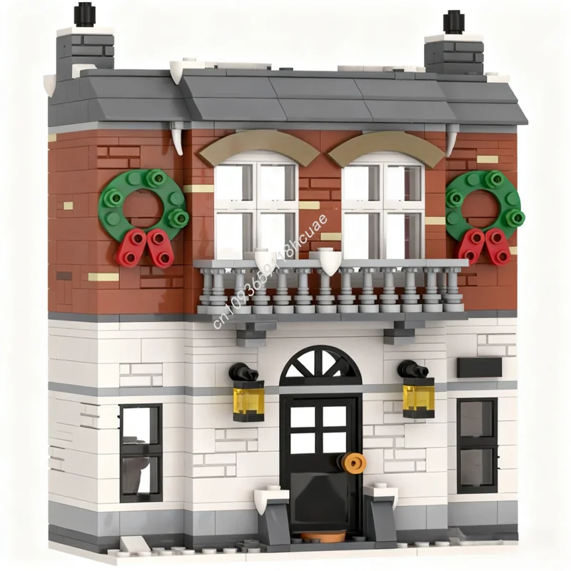 1242 Uds MOC W13 Winter Baker Street modelo bloques de construcción juguetes artesanales para niños ladrillo Modular DIY regalos de navidad