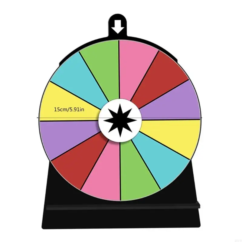 R6FD Prize Toy Wheel Spinner com suporte para carnavais, feiras festividades