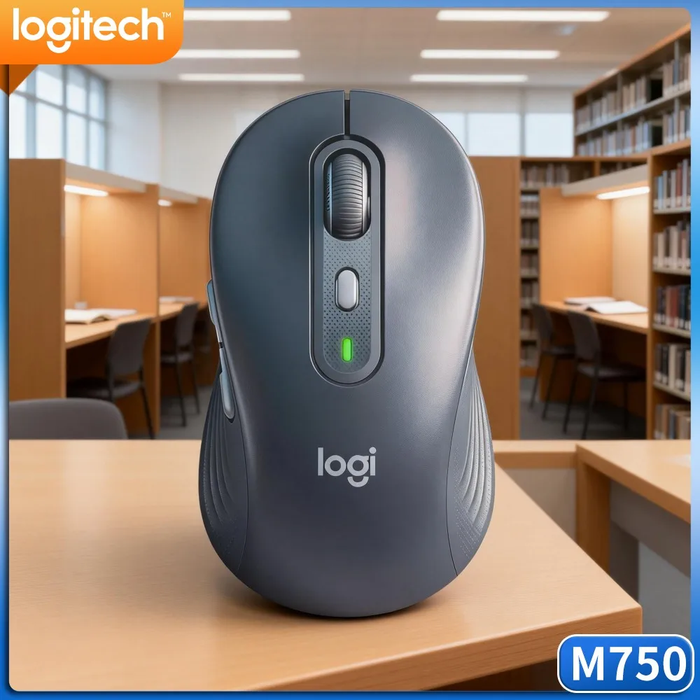 M750 Office Mouse 4000 High DPI Tracking Rubber Anti Slip Grips Three Device Switch Pad Practical Pick Tool