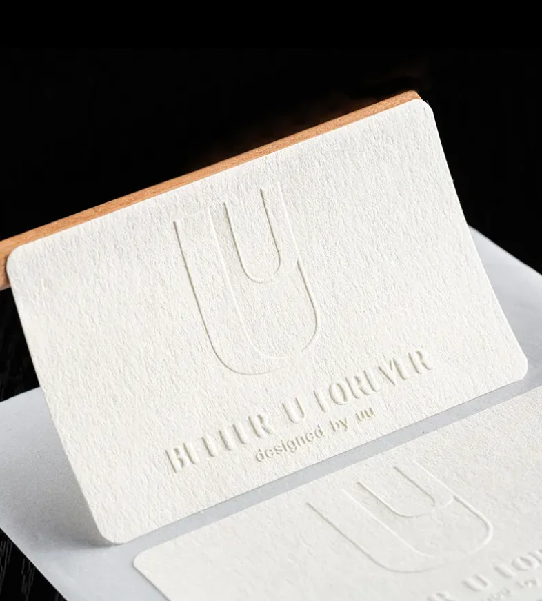 Customized high-end logo self-adhesive special texture paper 3D embossed sticker packaging label