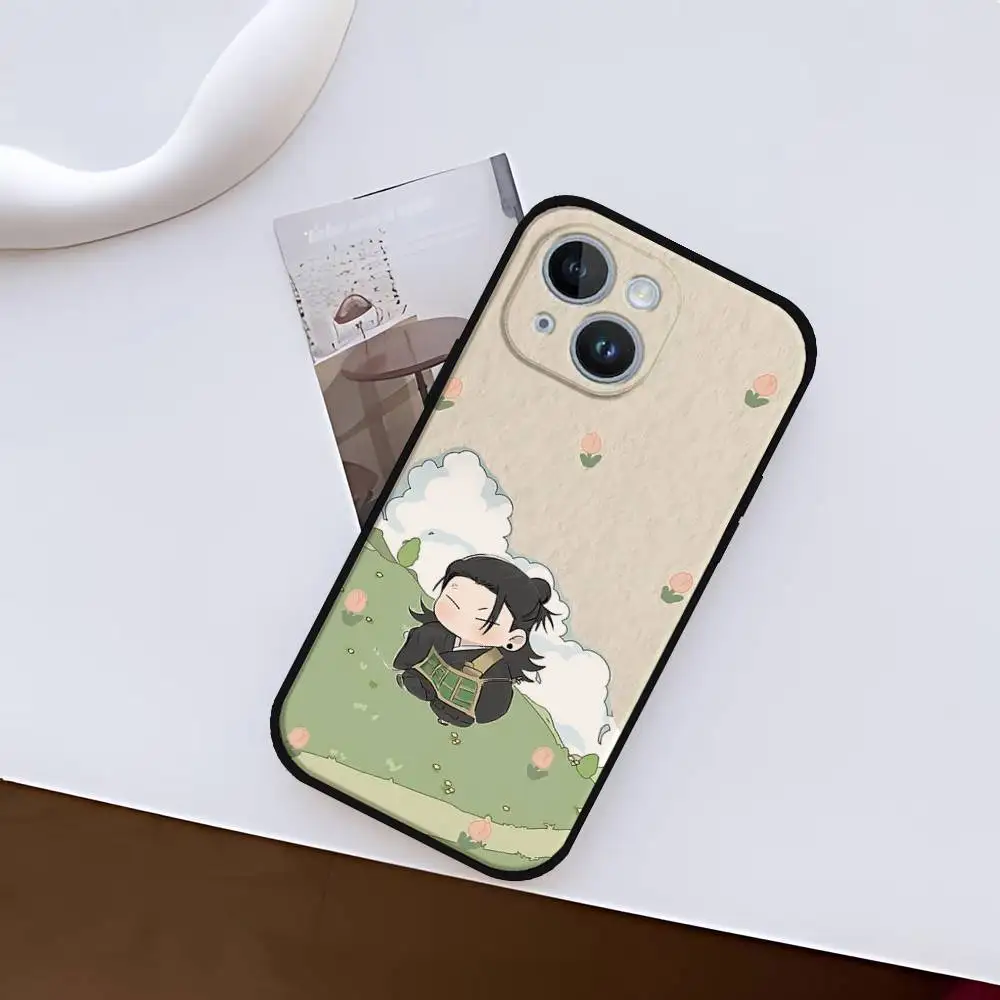 Custodia per telefono S-Suguru Geto per IPhone 1716 15 14 13 Pro Max 11 12 Mini X Xs XR Cover in silicone nero