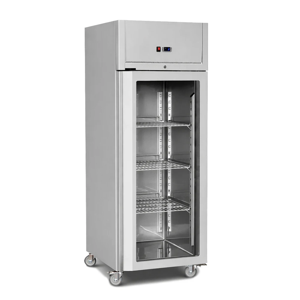 

1Door Vertical Freezer Stable Cooling Commercial Upright Freezer Upright Freezer Refrigerator Stainless Steel Refrigerator