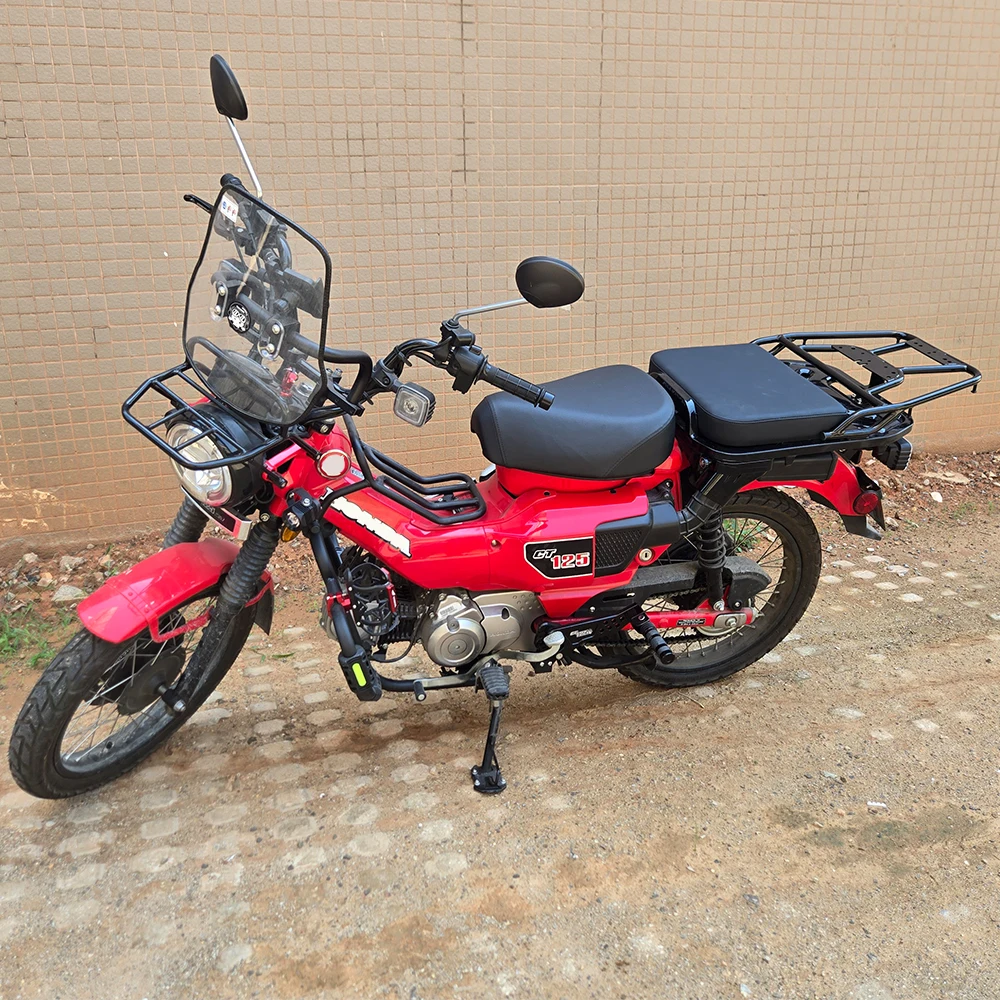 

Black Rear Luggage Rack Compatible with Honda CT125 Trail 125 Hunter Cub 125