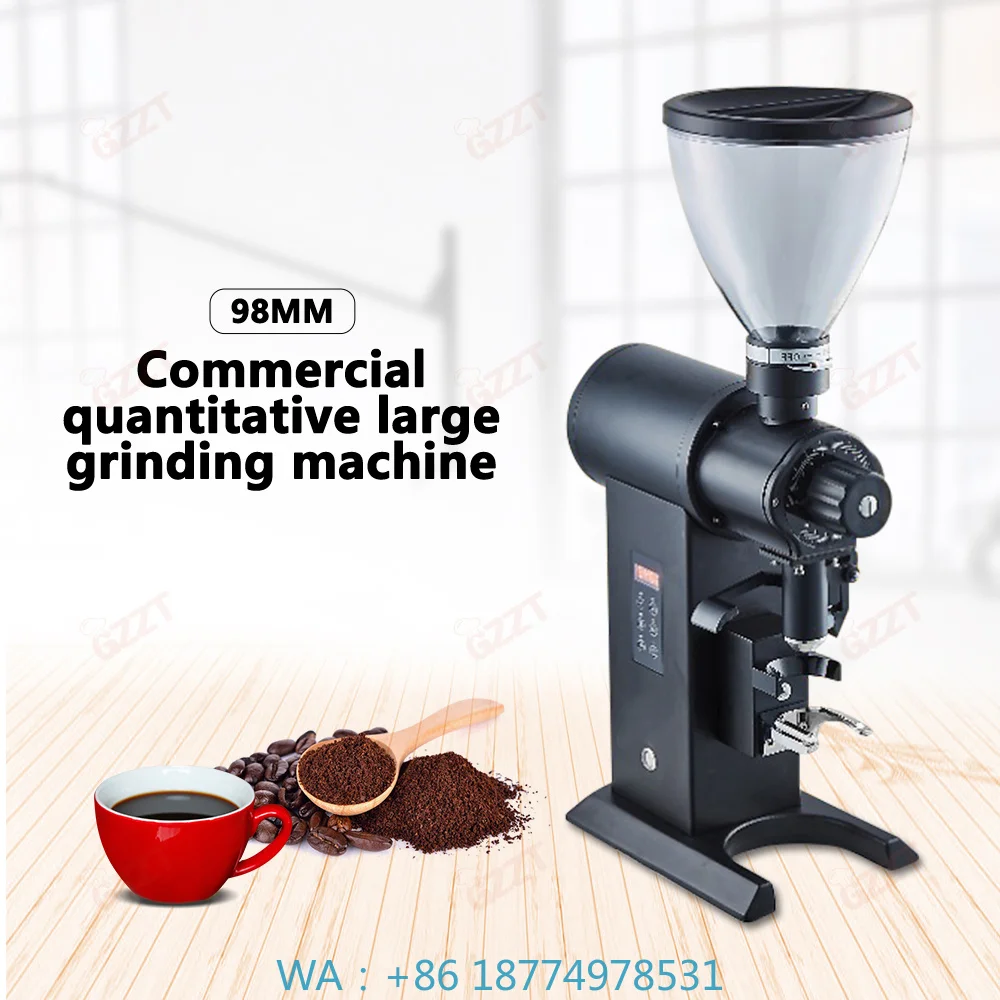 1. Flat Ghost Tooth Blade Fineness Adjustable Coffee Grinder Commercial Grade For Turkish Espresso Coffee Handling