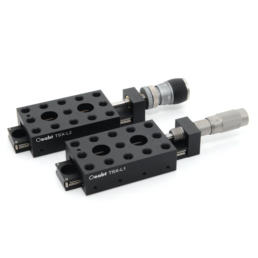 

TSX-L Series X-axis Displacement Sliding Table Micrometer Differential Adjuster Two-dimensional Mobile Platform Fine Adjustment