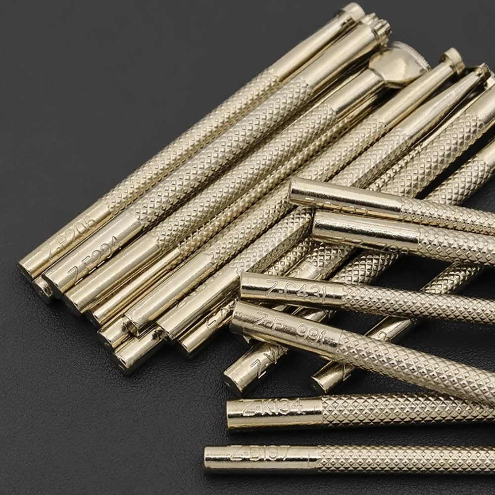 

Набор инструментов для печати по коже, изделия из кожи растительного дубления, шитье кожи своими руками, производство искусства кожи, 20 шт./компл.