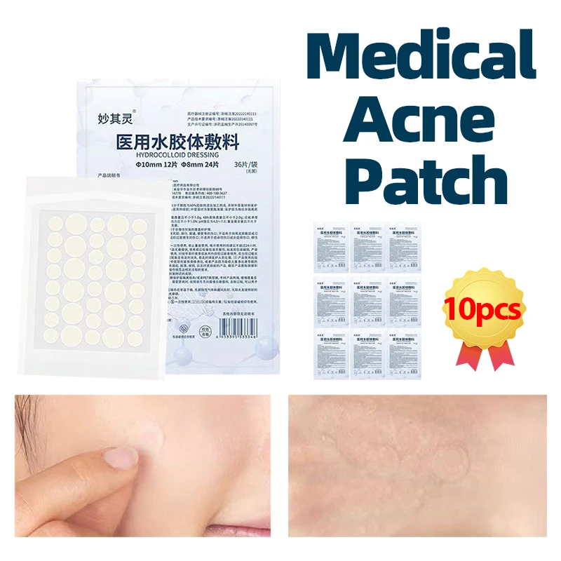 360PCS Invisible Acne Patch Blemishes Cover Acne Pimple Repair Patch Hydrocolloid Patches Waterproof Concealer