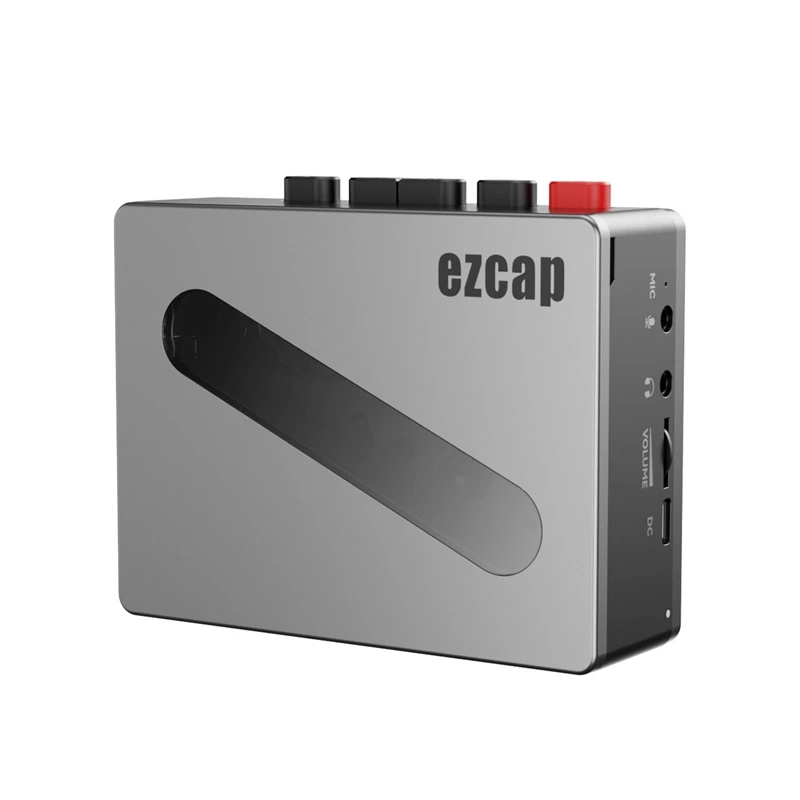 Ezcap237 Kassettenrekorder Walkman Mikrofon Sprach-zu-MP3-Kassettenkonverter mit eingebautem Akku 1200mAh und 3,5mm Audioausgang