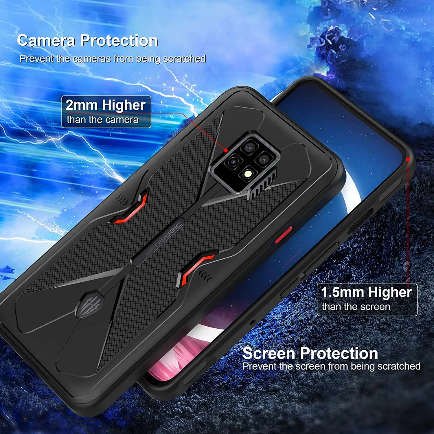 Fit Red Magic 7 Pro Cases Flexible TPU Cover Anti-Scratches Shockproof Case for Nubia Red Magic 7 Pro Cover Red Magic 7S Pro