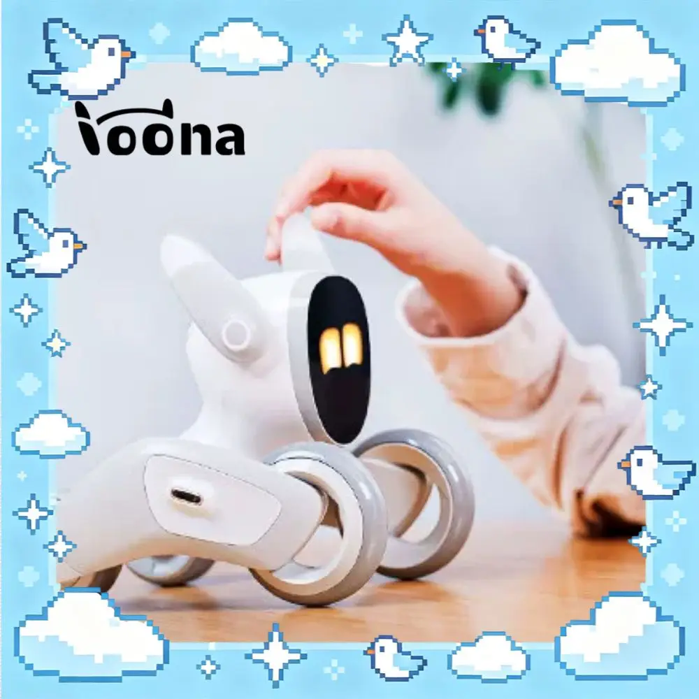 Loona Smart Robot Dog Cute Intelligent Emotional Robots Accompany Voice Machine Compatible Custom Monitor Electronic Toy Gifts