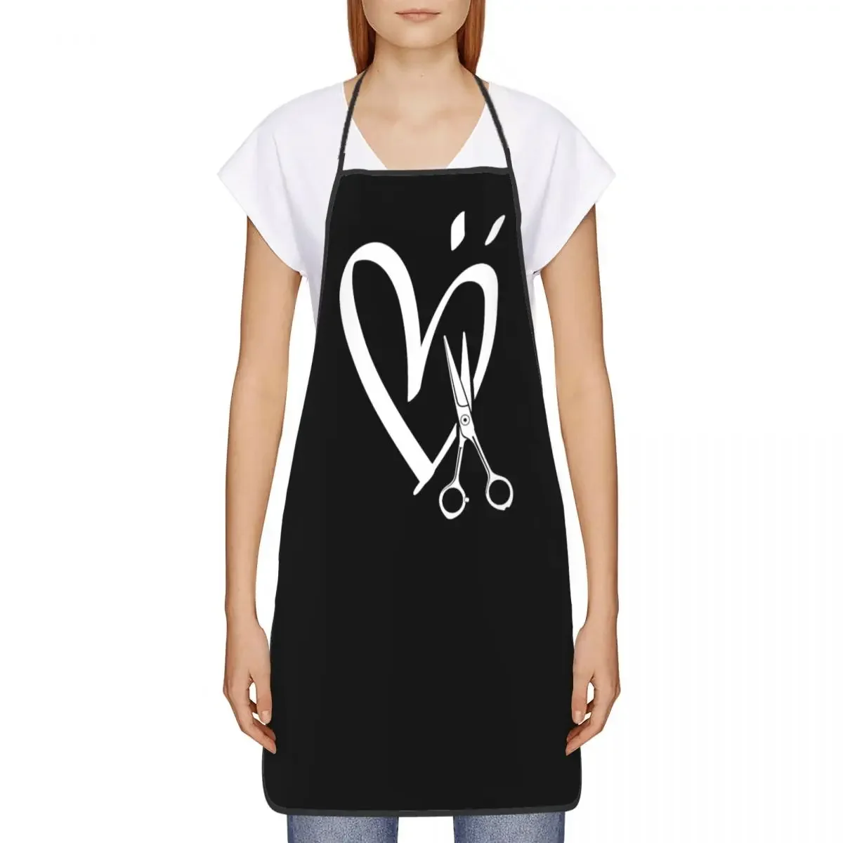 Funny Royal Craft Print Apron  Kitchen Chef Barber Hairdresser Fashion Trend Hairstyle Tablier Cuisine Cooking Baking Painting