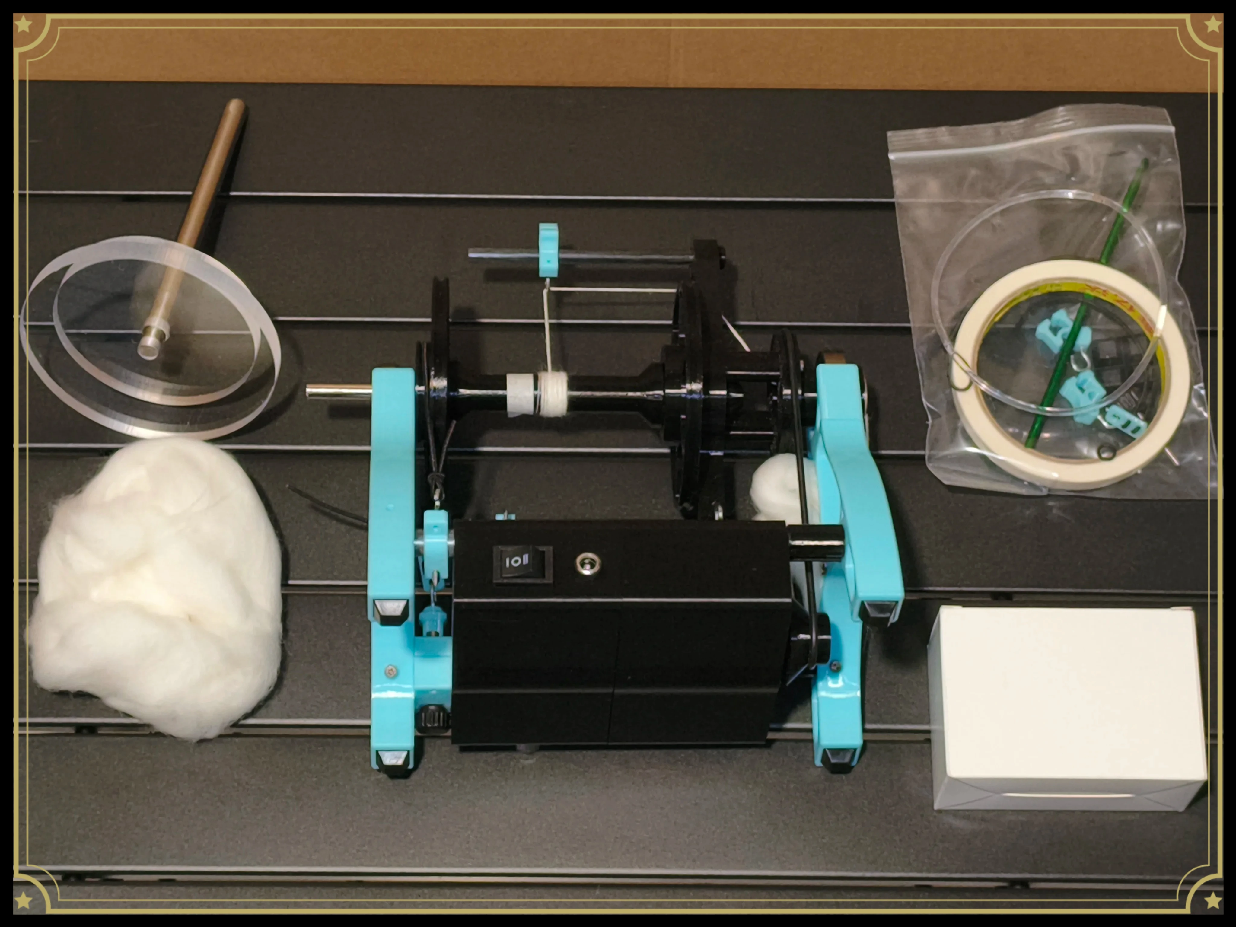 Electric Spinning Machine New Electric Spinning Wheel Machine Household Mini Wheel Fiber Cotton Wool