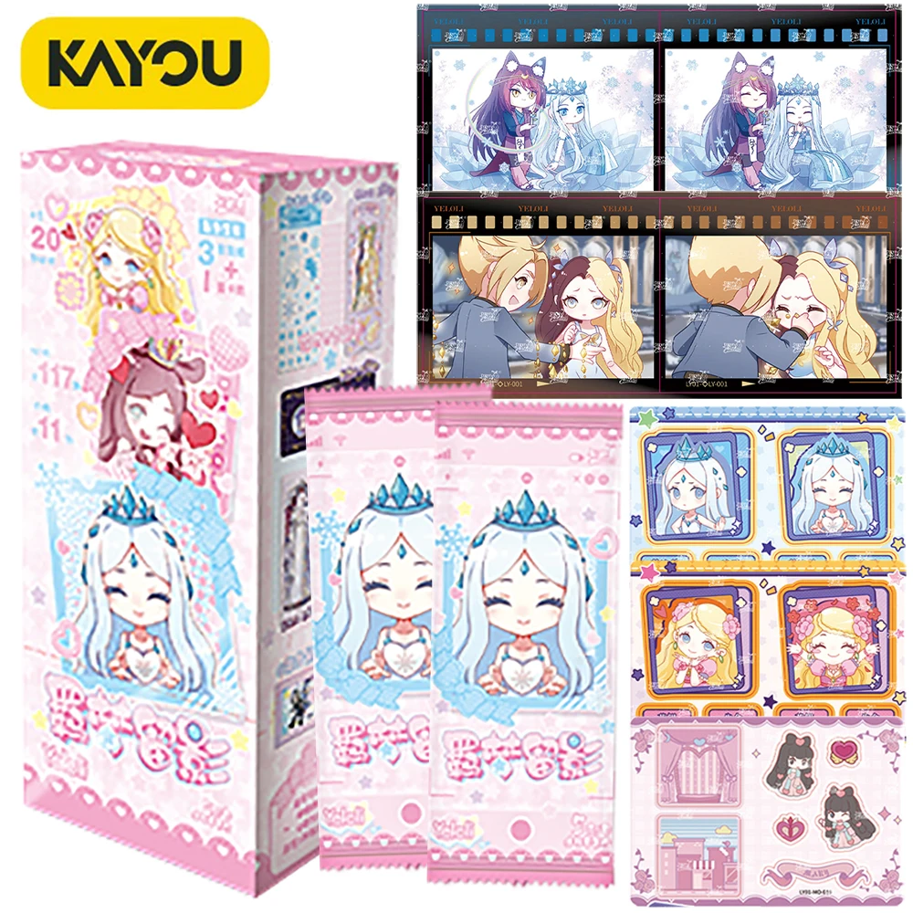 

KAYOU оригинальные фанаты Ye Luoli Like Fantasy анимация Высокое качество персонаж карты подарок струящийся свет коллекция наклеек карта игрушка
