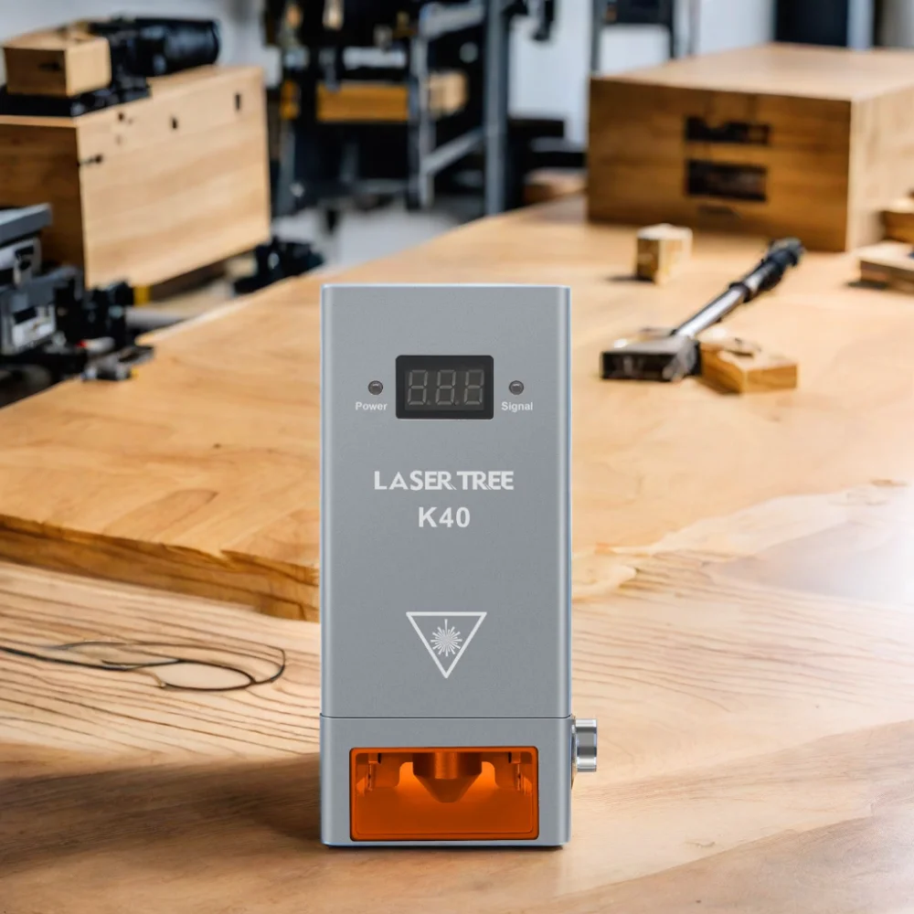 

LASER TREE K40 40 Вт оптическая мощность гравировальный лазерный модуль с системой подачи воздуха TTL PWM модуляция лазерный гравер часть оборудования