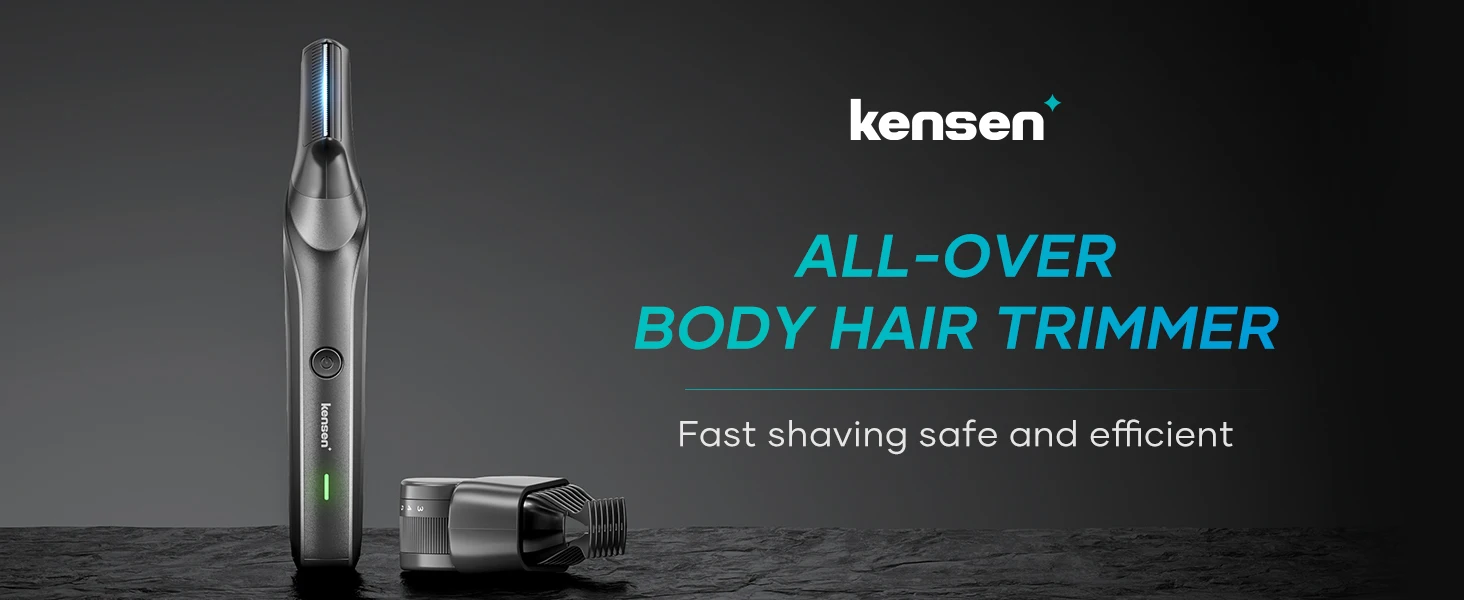 Kensen S6 Elektrischer Haarschneider für Männer, Body Groomer Clipper, IPX5, wasserdicht, tragbar, Leistengegend, Schamhaarschneider, Rasierer für Friseur – Detail 1