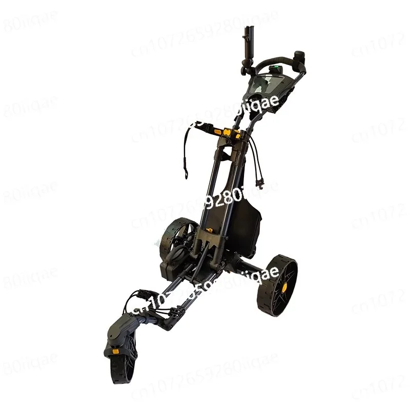 

Golf Bag Handcart Fully Automatic Remote Control Foldable Three Wheel Electric Ball Cart
