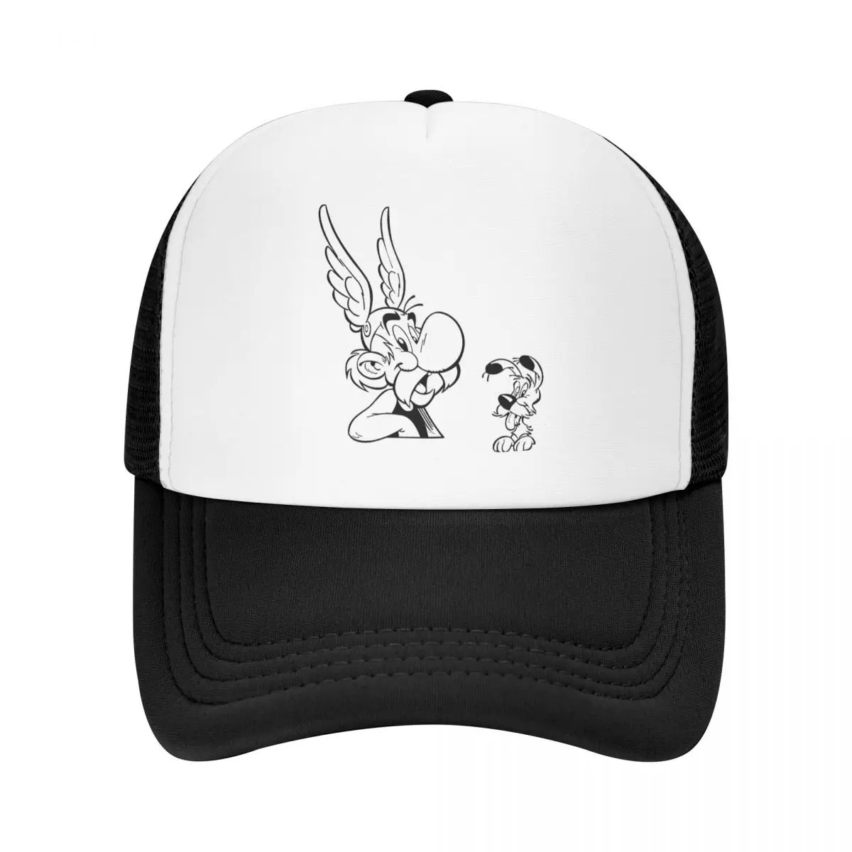 Asterix And Obelix Dogmatix Cap Fashion Mesh Baseball Caps Adjustable Hat Hip Hop Summer Unisex Baseball Hats Polychromatic