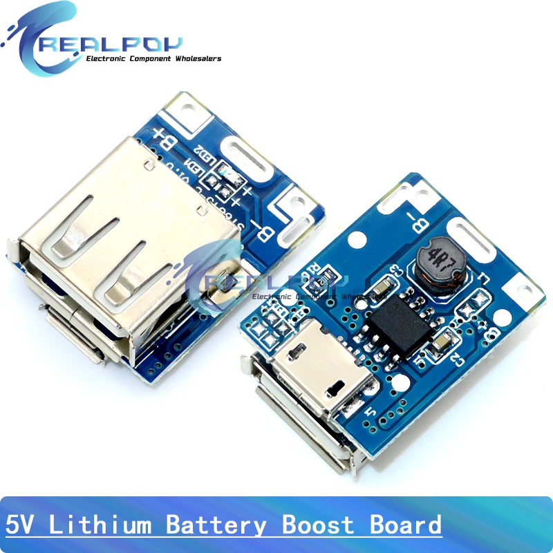 High-precision 5V 1A / 2A charge-discharge integrated module Type-C / Micro USB input compatible with 4.2V lithium battery Boost