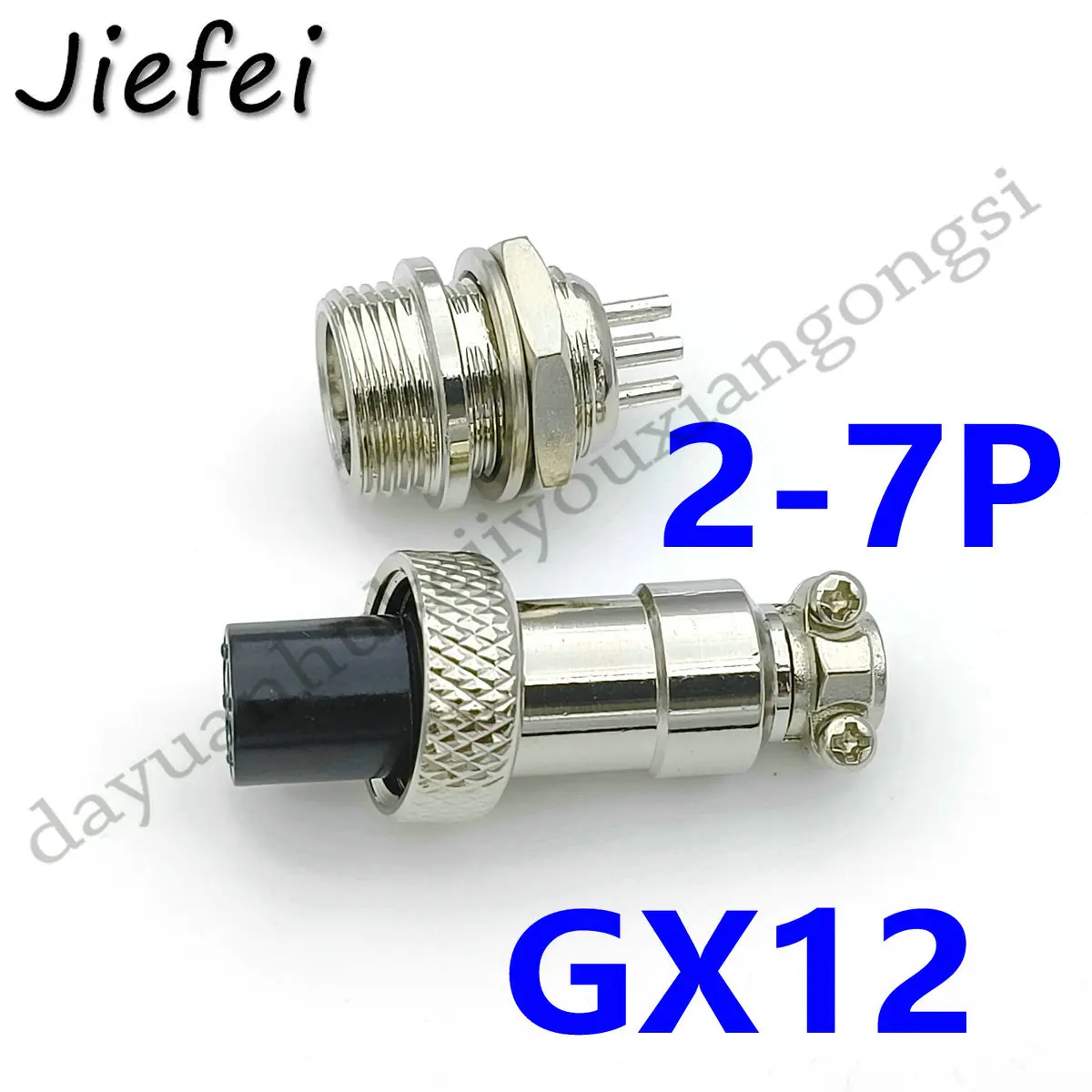 Aviação Plugue Macho e Fêmea do Conector do Soquete Rosca Parafuso Mayitr Suprimentos Elétricos 300v 5a Gx12 Pinos Pinos Pinos Pinos Pinos Pinos 100 Peças
