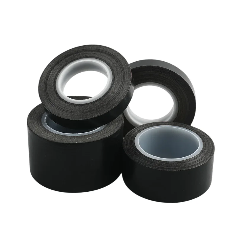 0.18mm PTFE tape Black high temperature resistant tape Withstand 260°C high temperature tape High temperature tape for sealer