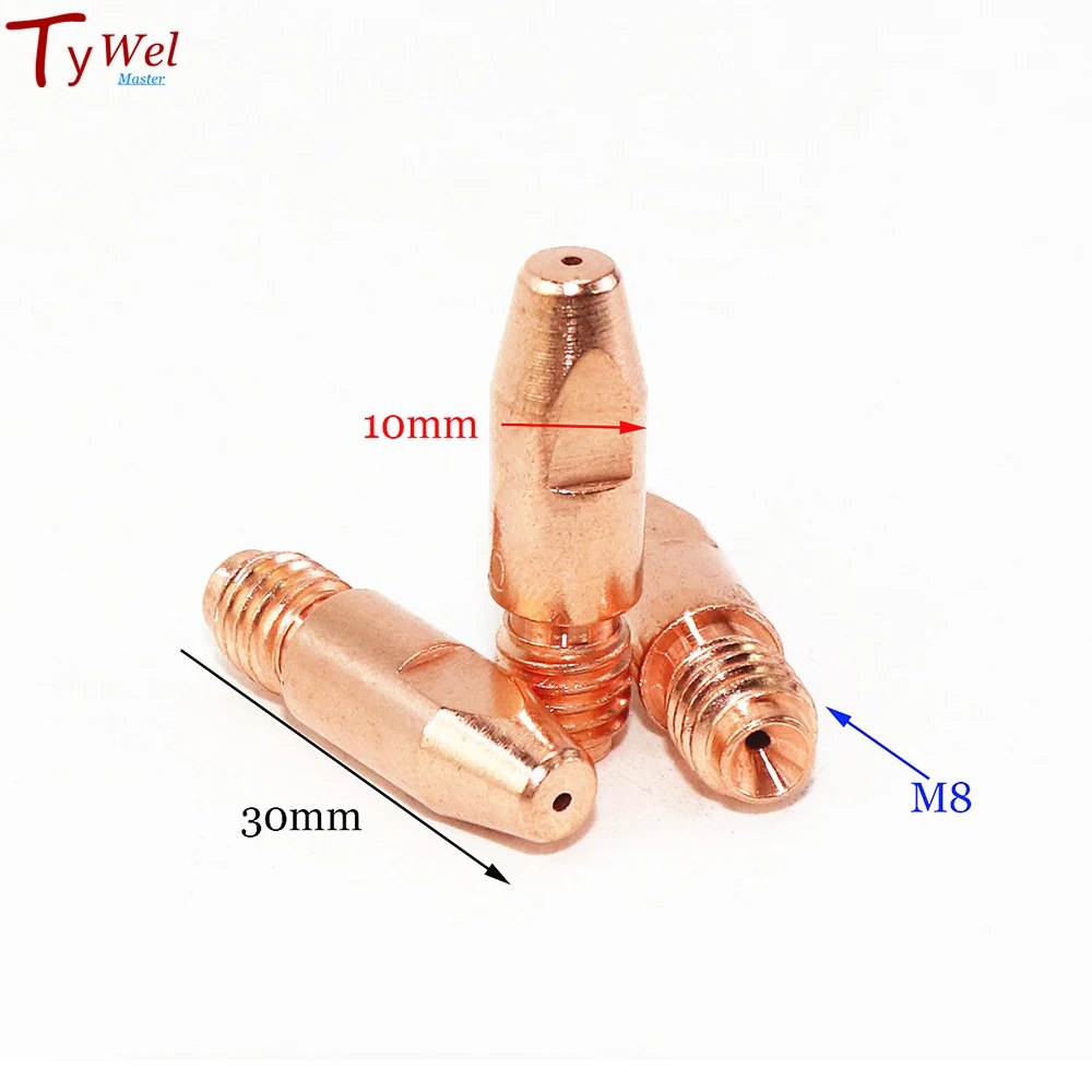 36KD MIG Torch Tips 320A Welding Torch Consumables CuCrZr ECu 0.8/1.0/1.2mm EU Style MIG Welding Tip