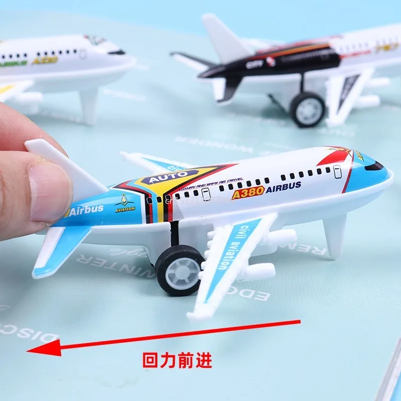 Kids  Model Toys Aircraft Diecast Alloy  Air Airlines Airplane Aviation Alloy Plane Boy Fighter Simulation Mini Plane Gift