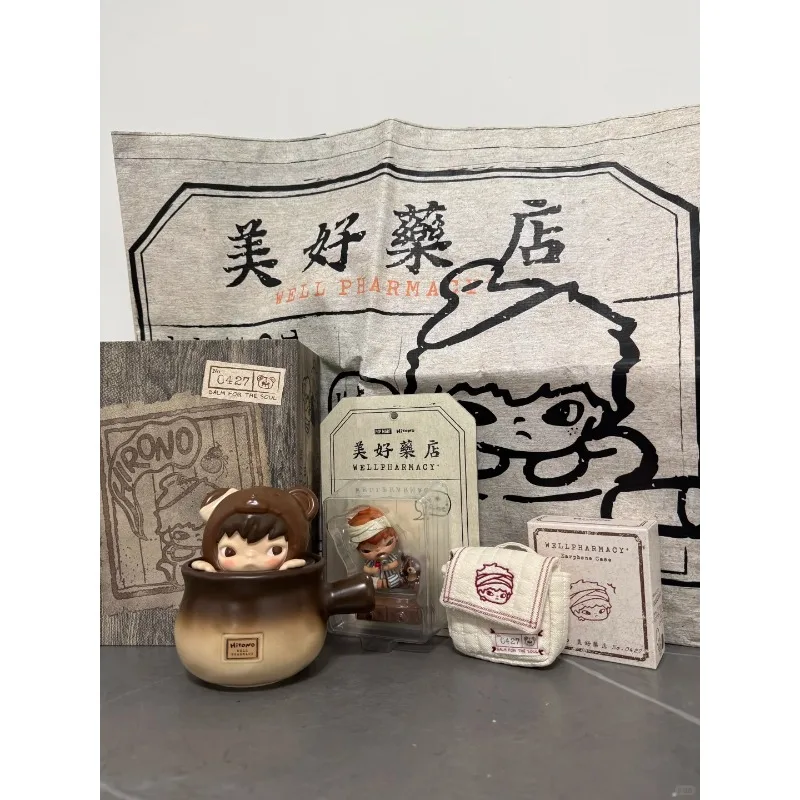 

POP MART Hirono Well Pharmacy Series: Изысканные креативные коллекционные игрушки, интересная коллекция, лимитированная серия, подарок-сюрприз