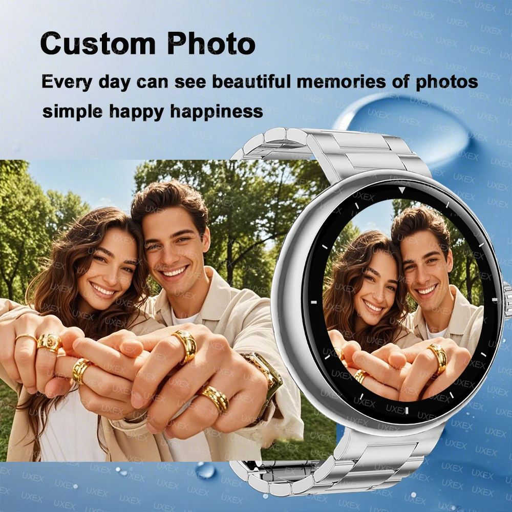 Delicacy Smartwatch الذكور الإصدار العالمي 1.5 HD عرض App التحكم بلوتوث دعوة صوت مساعد الساعات الذكية لتقوم بها بنفسك وجوه النساء