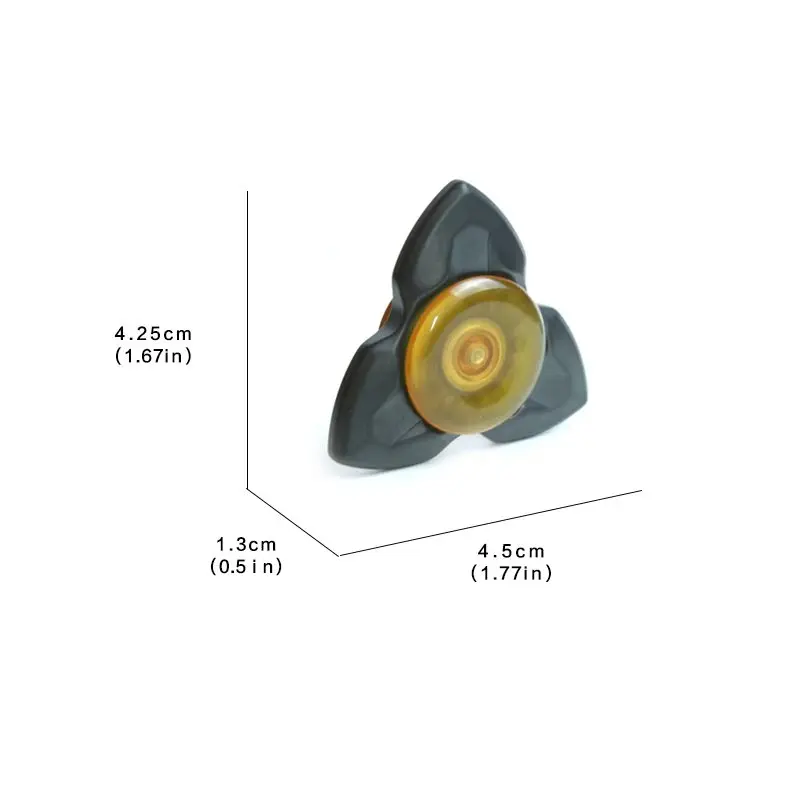 Three-Leaf Finger Spinner Exquisite Daily Portable Stress Relief Toy Adult ADHD Fidget Toy Office Stress Relief Fidget Spinner