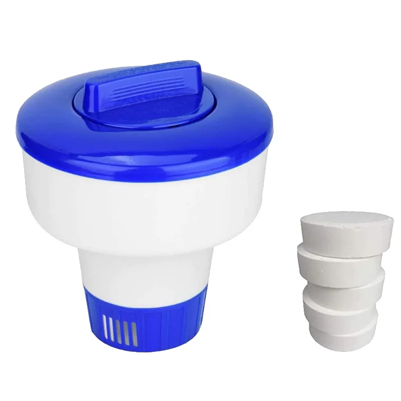 Floating Chemical Dispenser For Pool SPA Hot Tub Automatic Chlorine Bromine Tablet Feeder