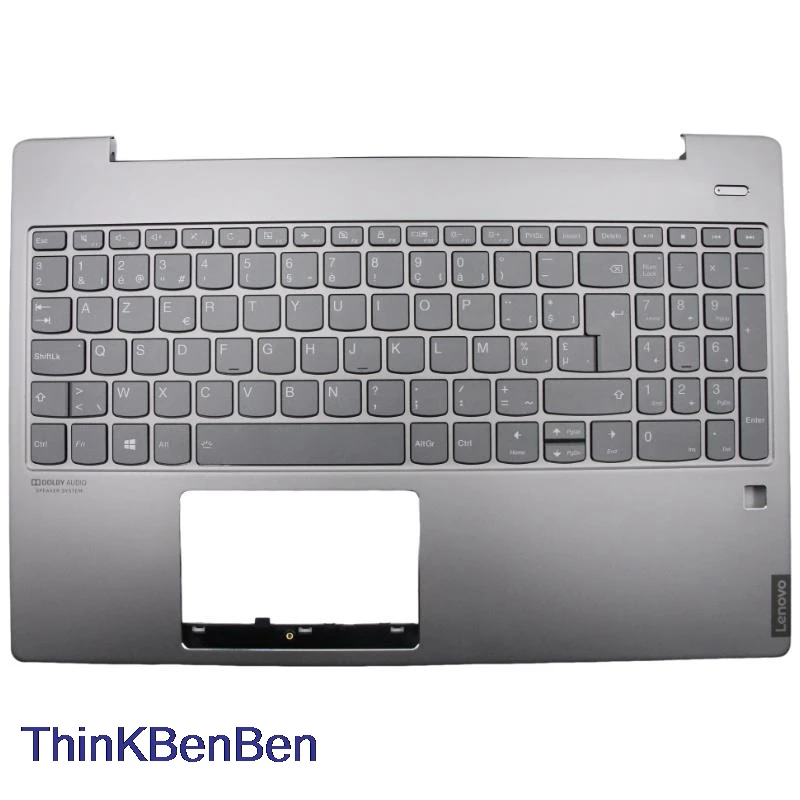 BE Belgian Mineral Gray Keyboard Upper Case Palmrest Shell Cover For Lenovo Ideapad S540 15 15IWL 15IML 5CB0U42534