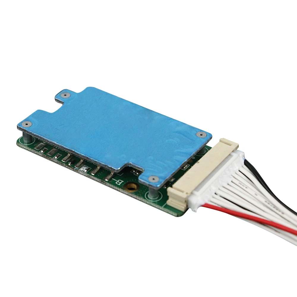 13S 48V PCB BMS Protection Board Li-ion Lithium Battery Charger Lipo Cell Module with Balance for Battery Cell Pack With Cable
