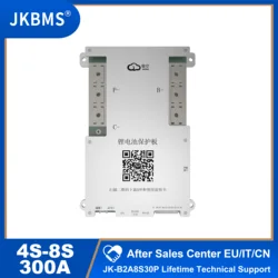 JKBMS SAMRT BMS 300A 4S 5S 6S 7S 8S 12V 24V BATTERY WITH 2A ACTIVE BALANCE HEAT FUNCTION Li-ion/Lifepo4/LTO ON SALE