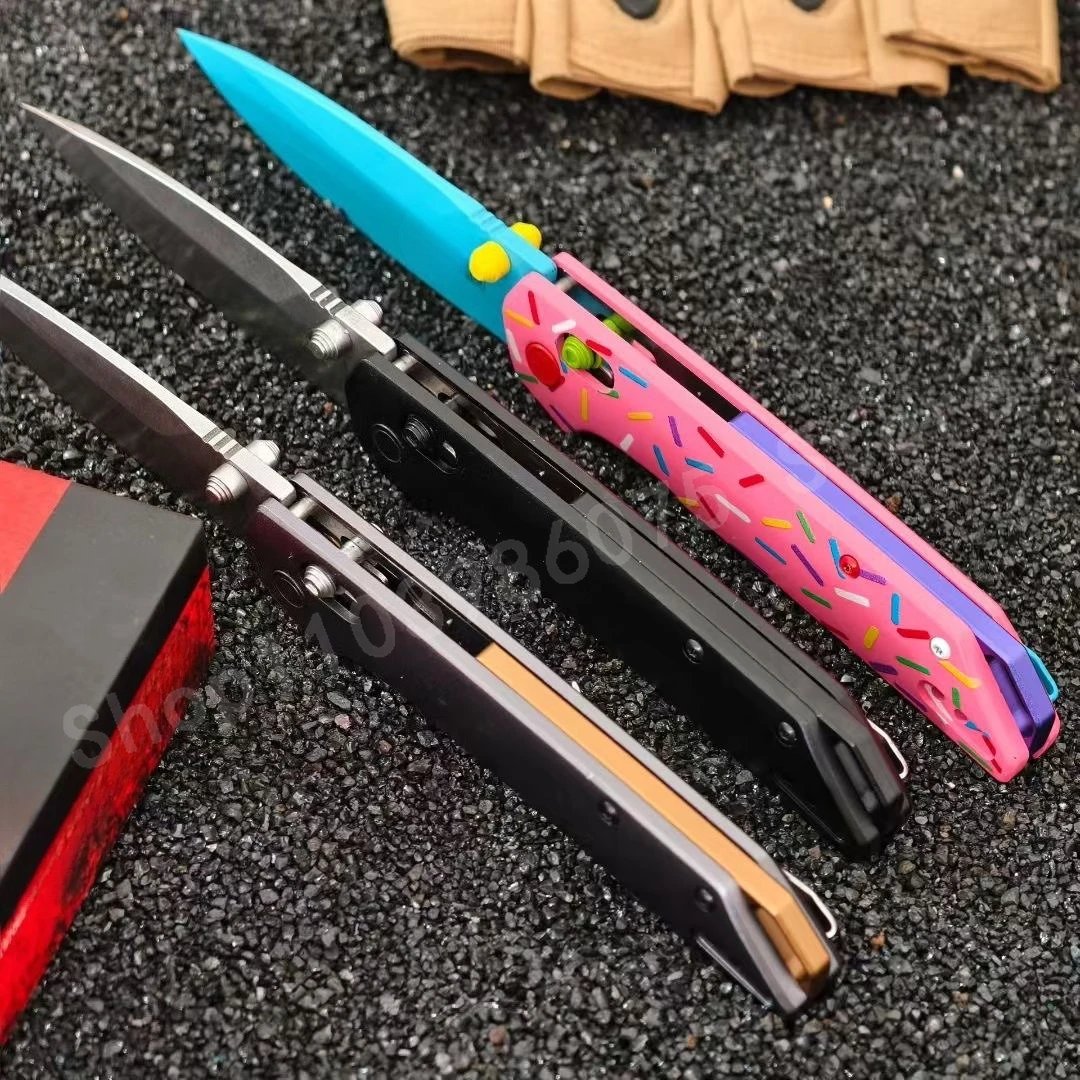 KS 2038 سكين جيب محمول مع 440c شفرة ألياف النايلون مقبض صلابة عالية وسكين حاد للتخييم في الهواء الطلق قابل للطي