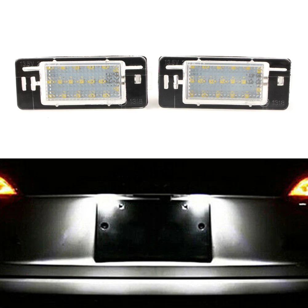 For Opel Vectra C Estate 2002-2008 Car Led License Number Plate Light Error Free Lamp 2002 2003 2004 2005 2006 2007 2008 2Pcs