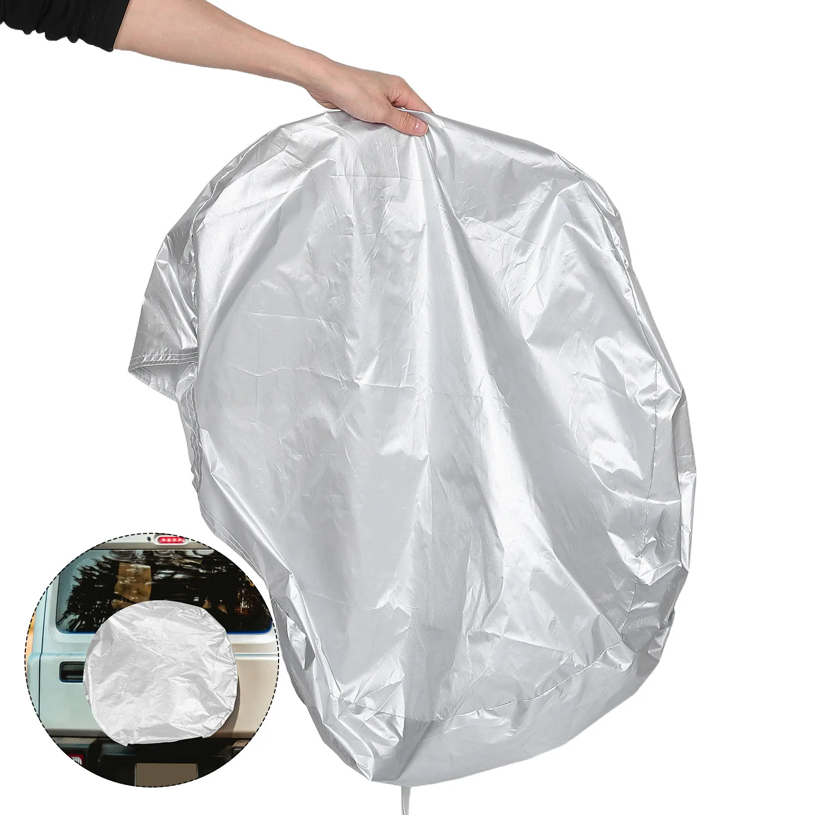 

Tire Cover Universal Spare Tire Bag Protector Case for Cars Camper Trailer Waterproof Easy Installation Windproof Hook