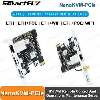 לוח פיתוח Linux לשליטה מרחוק IP-KVM NanoKVM-PCIe Sipeed SG2002 RISC-V PCIe ETH POE WIFI