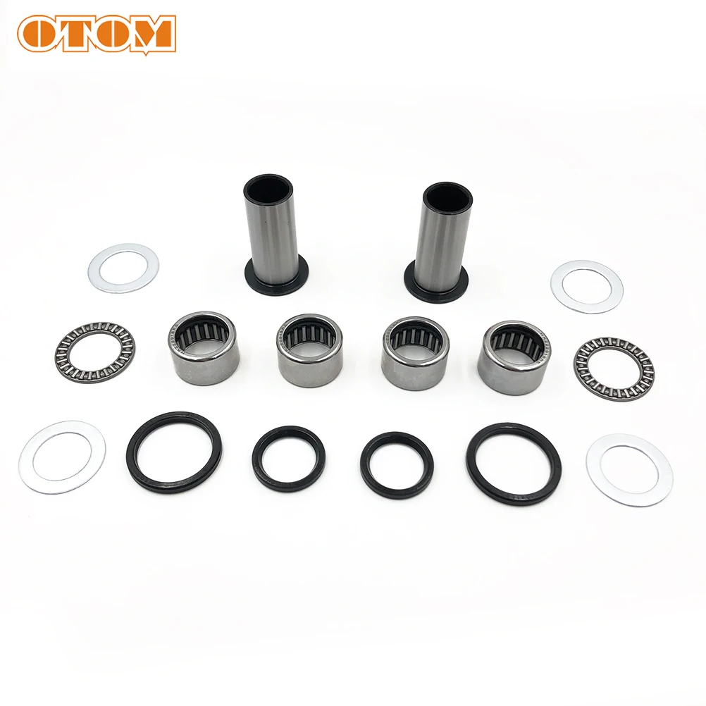 OTOM Motocross สวิงอาร์มมอเตอร์ไซค์ Maintenance Kit Roller เข็มจุดด้านในด้านนอก Spacer ซีลน้ำมัน Bushing สำหรับ SUZUKI RM RMZ 250