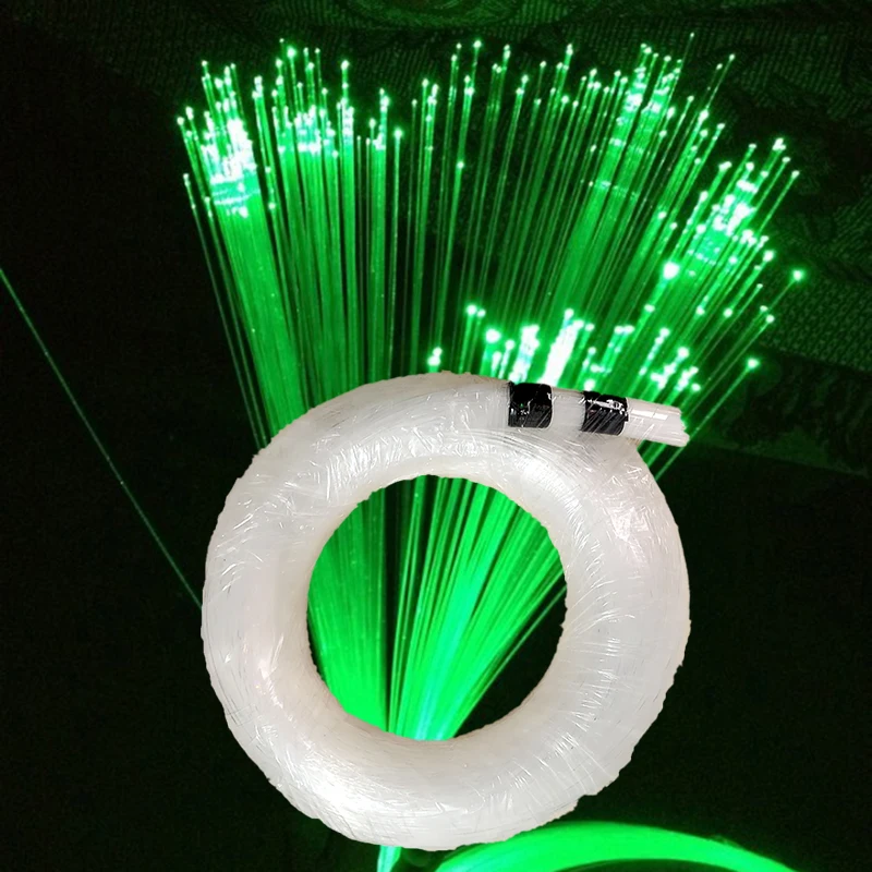 

new sales 50~550PCS 0.75mm 2-4 Meter end glow PMMA optic fiber cable all kind car room LED Light Engine DIY Starry Sky light new