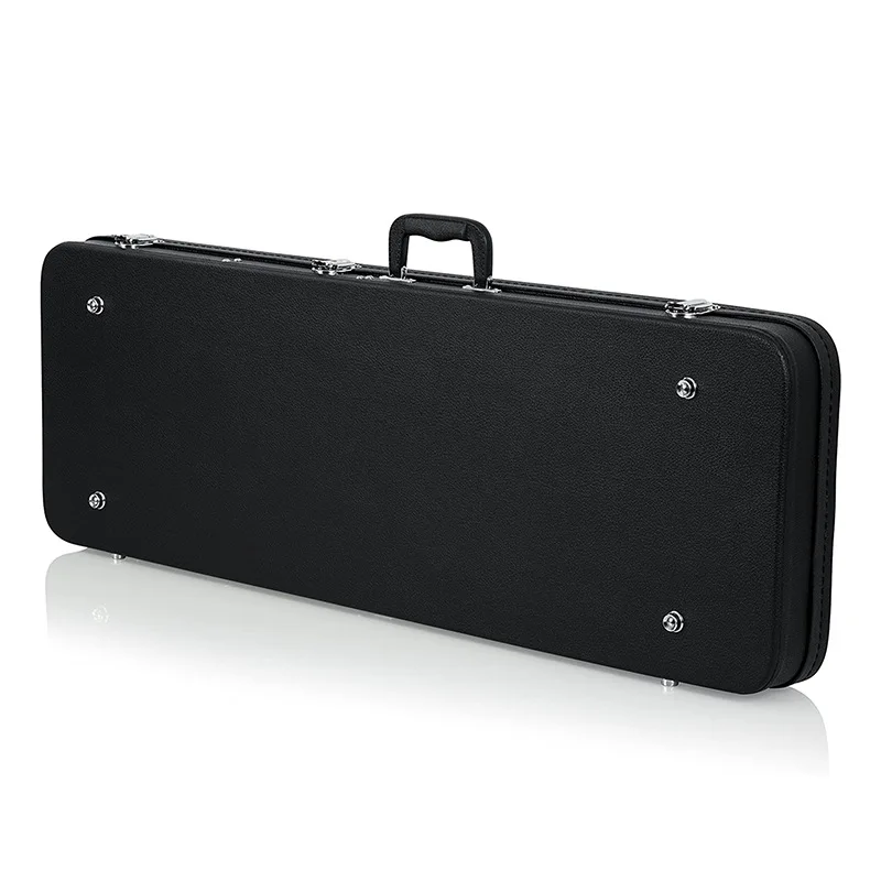 Round corner electric guitar wooden box electric guitar box flat electric guitar case