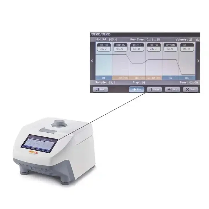 IKEME High Quality Medical Lab Fast Testing Real Time Pcr Machine Price Portable Multiple Real Time Pcr Thermal Cycler