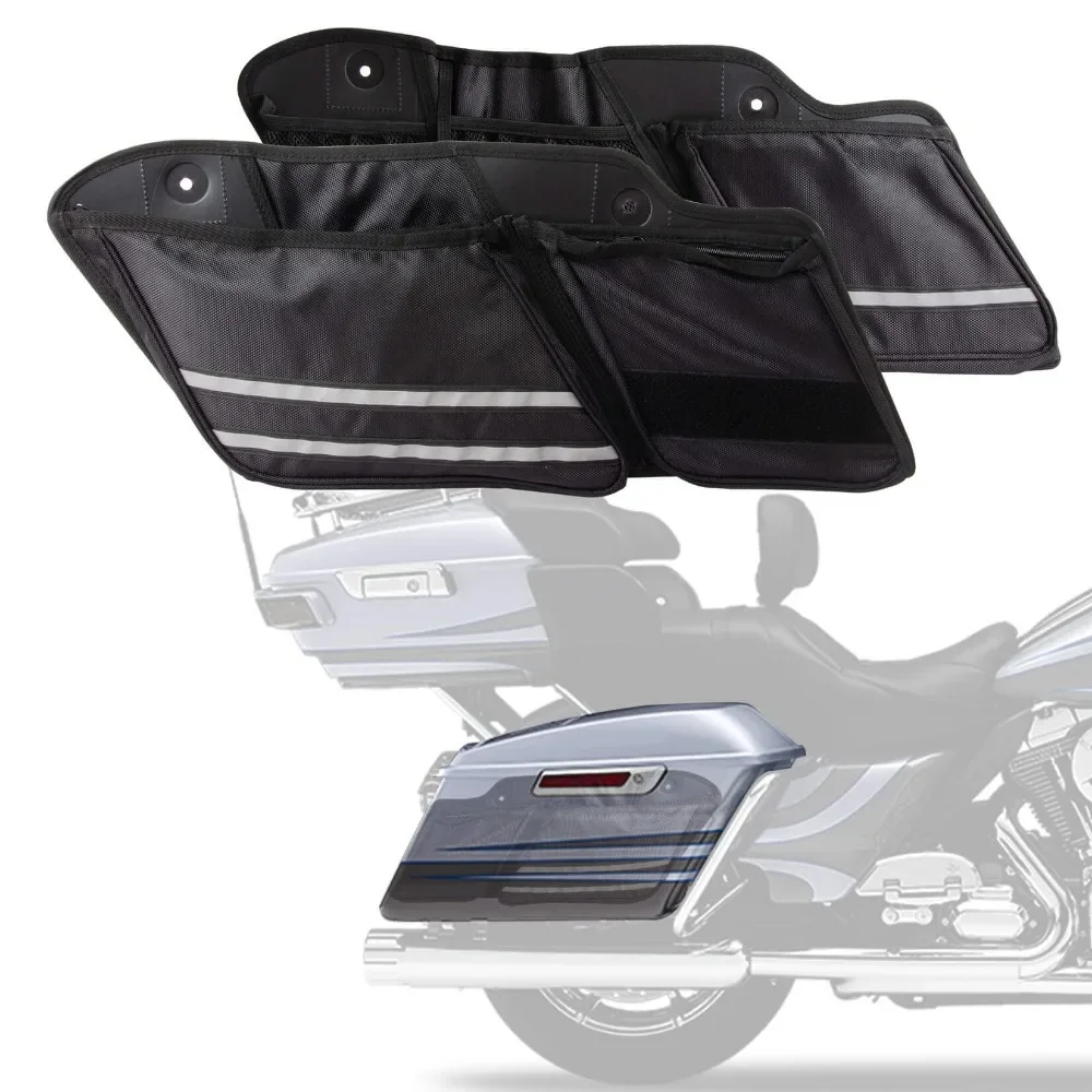 Motorcycle Internal Saddle Bags Small Tools Organizer Bags Saddlebag Organizers Fit For Harley's range of motorcycles