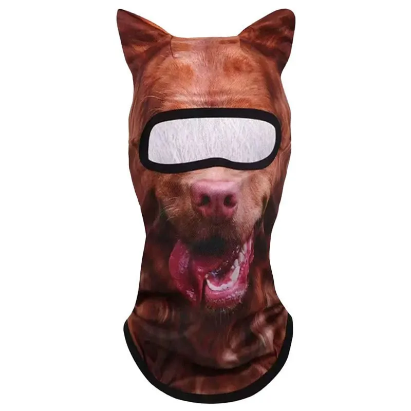 

Outdoor cycling headscarf, animal image mask, 3D sports headgear, windproof, sand proof, dustproof, breathable headscarf