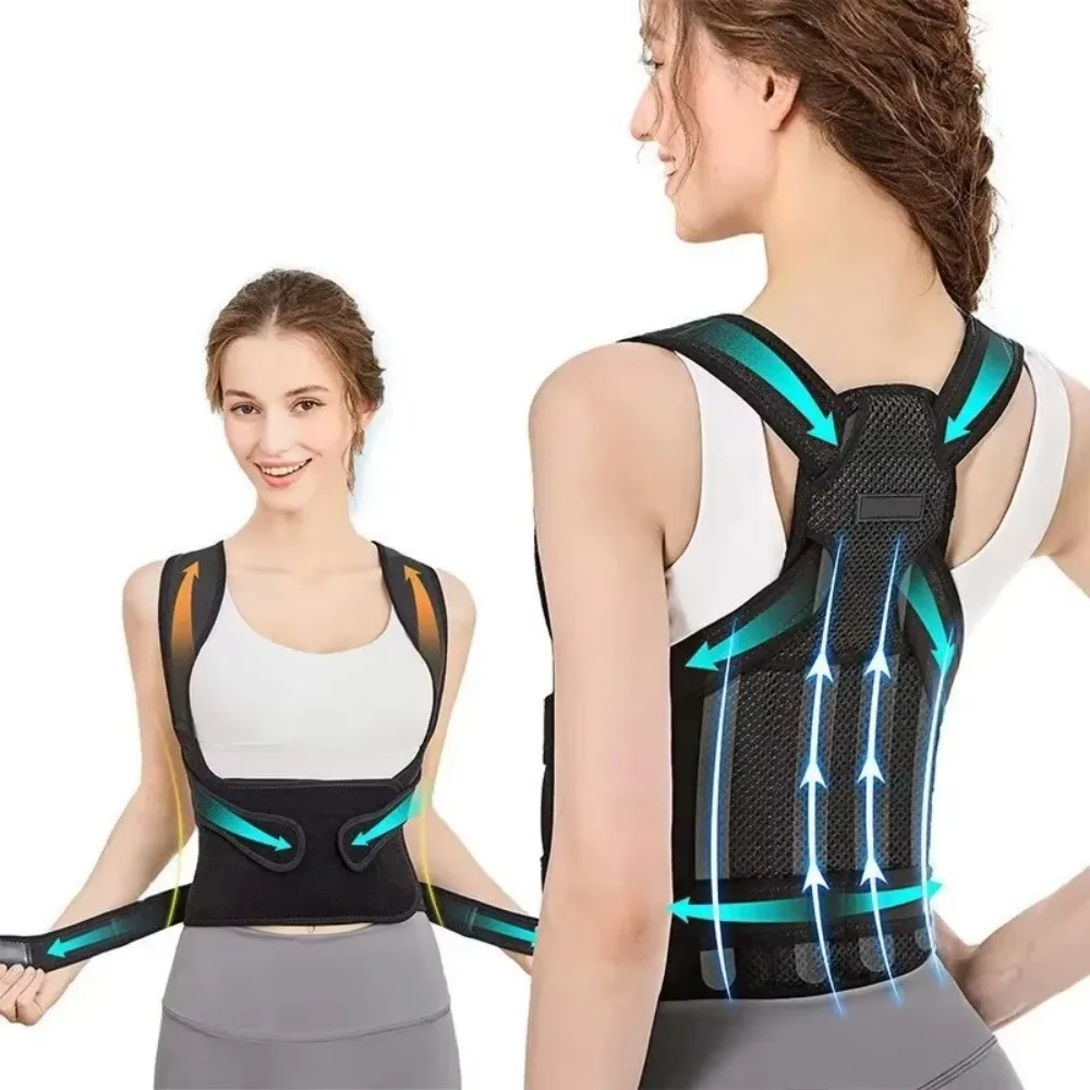

New Adjustable Posture Corrector Lower Back Pain Relief Waist Support Neck Hump Corrector Back Straightener for Women Men