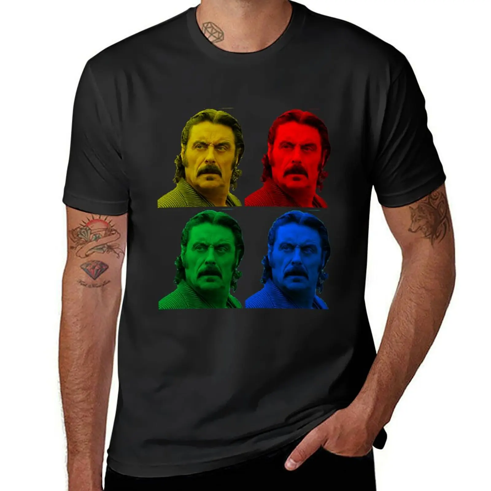 Mens My Favorite Al Swearengen Warholl Wild West Americana Halloween T-Shirt tees mens graphic t-shirts funny