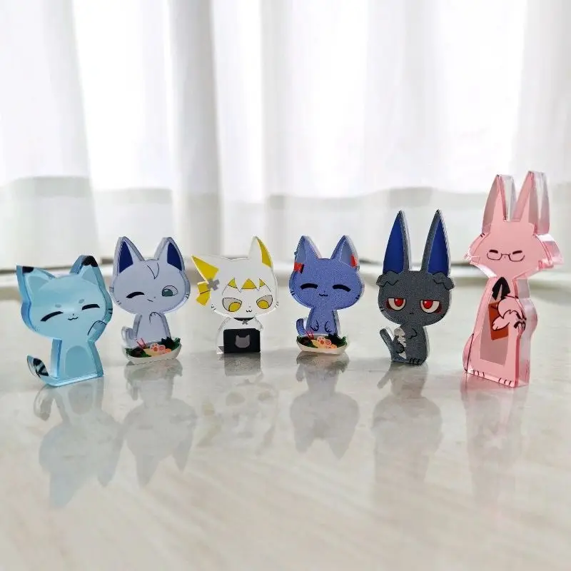 Action Game Zenless Zone Zero Mini Thick Petit Acrylic Figure Stand Model Plate DIY Desk Decor Standing Ornaments For Fans Gift