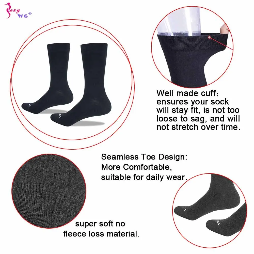 SEXYWG 5 Pairs/lot Men's Cotton Socks New Style Summer for Male Socks Black Business Cotton Athletic Crew Socks Soft Breathable