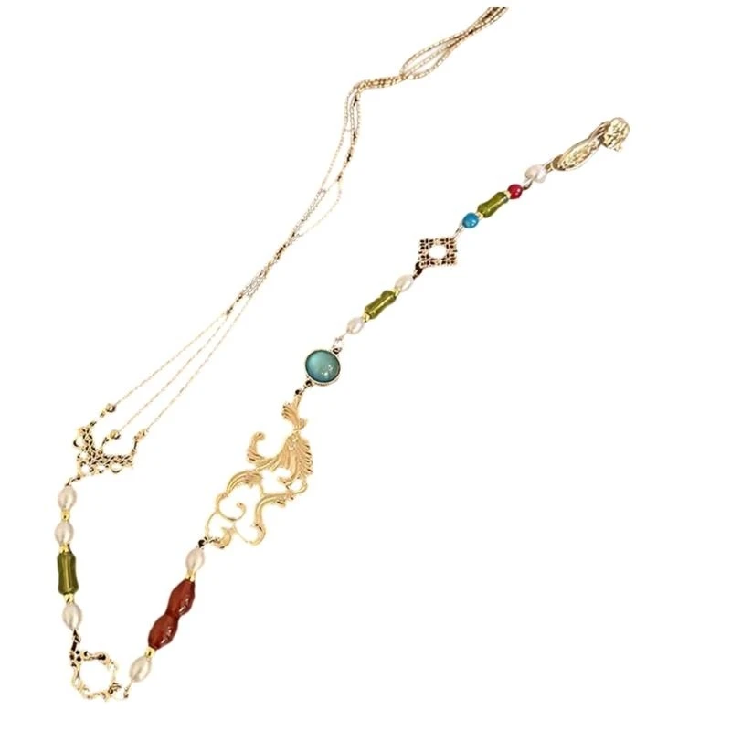 

652F Traditional Chinese Skirt Pendant for Mamianqun Skirt Distinctive Pendant Elegant Waist Wear Chinese Skirt Accessories